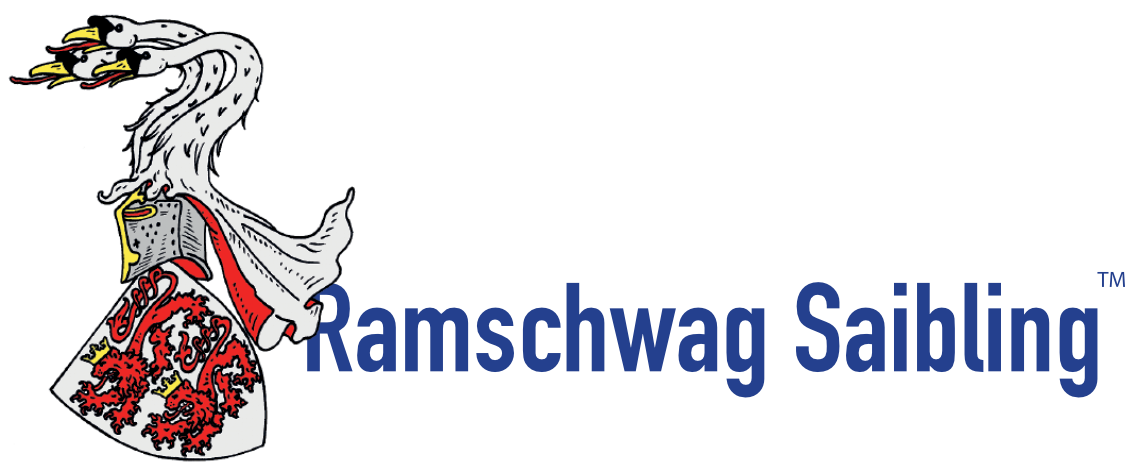 RamschwagSaibling Logo mit Wappen der Ritter von Ramschwag, das auch im Gemeindewappen Nenzing zu finden ist